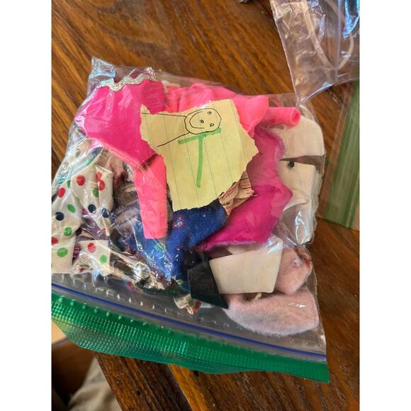 Lot of 15 Vintage Barbie Doll Clothes. Tops. Multi print. Polka dots. - Picture 5 of 5